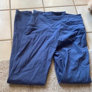 nylon and spandex cross body leggings